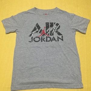 Gray graphic tee by Jordan brand (Kids)